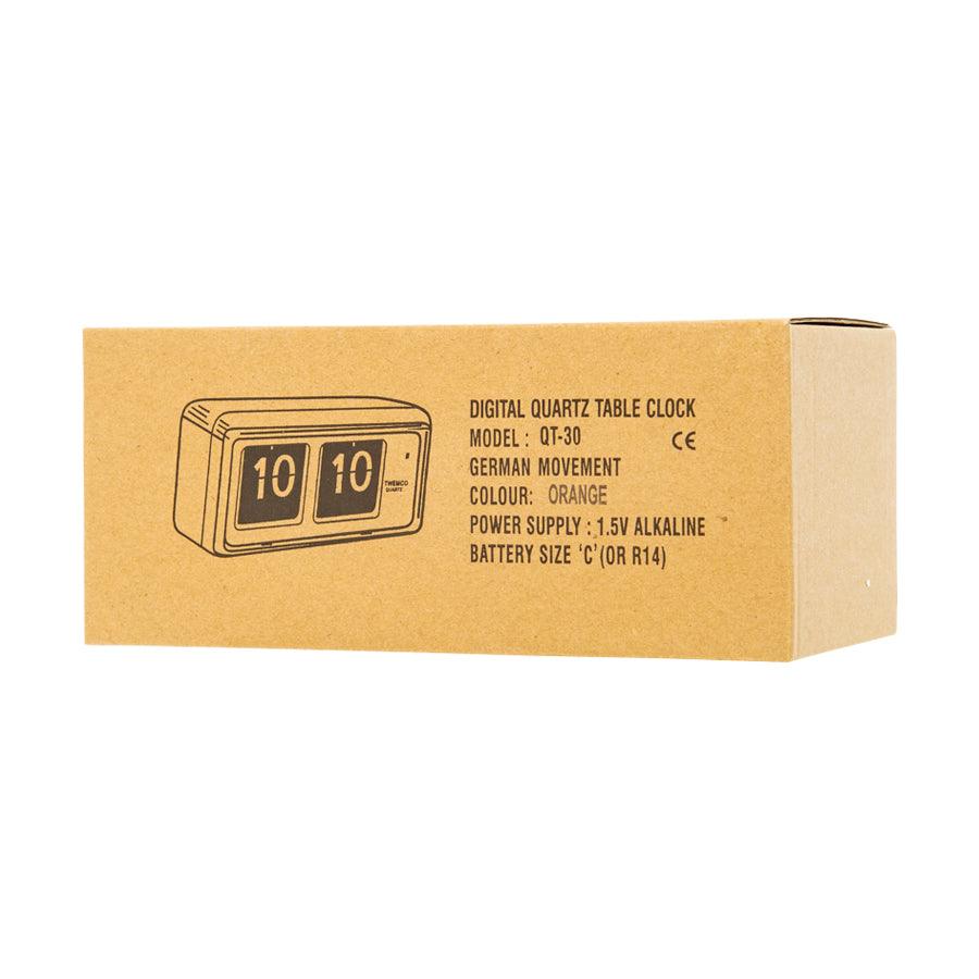 TWEMCO Flip Clock QT-30  (Orange) - LOG-ON