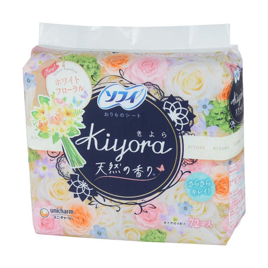 SOFY Kiyora Pantiliner (White Floral) - LOG-ON