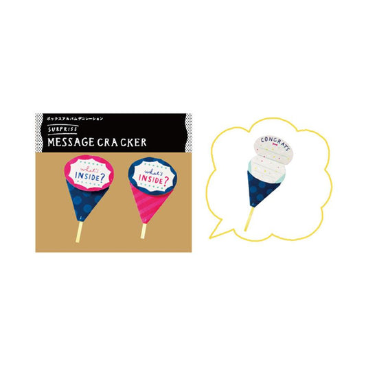 IROHA Box Album Deco Message Cracker - Pop - LOG-ON