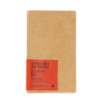 MIDORI Spiral Ring Nb A5 Slim-Card Album - LOG-ON
