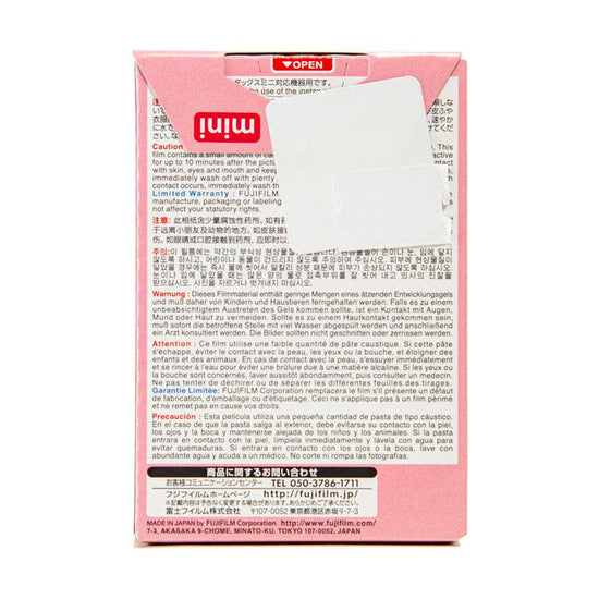 FUJIFILM Instax Film Pink Lemonade - LOG-ON