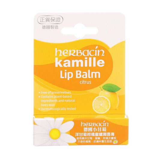 HERBACIN Kamille Lip Balm Citrus - LOG-ON