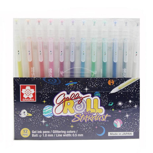 SAKURA Gelly Roll Star Dust Set 12Color - LOG-ON