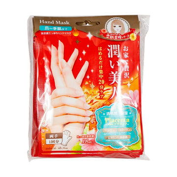 SALON DE BI JOIE Plant Placenta Beauty Care Hand Mask 6pcs Pack - LOG-ON