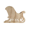 TOMCO Wooden Sleigh H15.5cm - LOG-ON