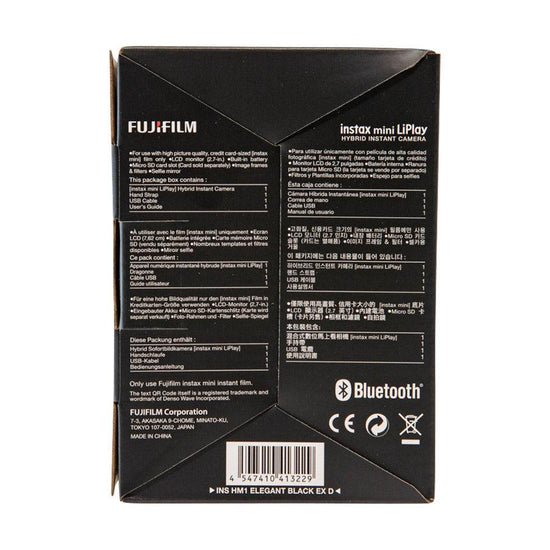 FUJIFILM Instax Mini LiPlay Elegant Black - LOG-ON