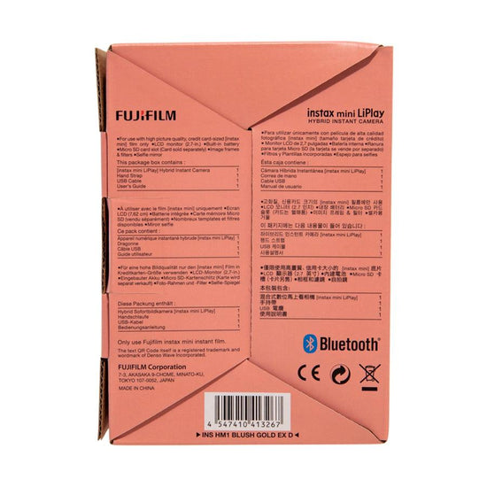 FUJIFILM Instax Mini LiPlay Blush Gold - LOG-ON
