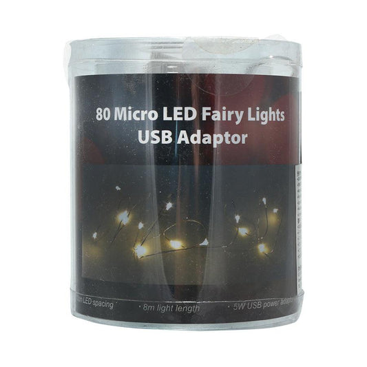 TD A/O 80LED Dewdrop 8M Muilti Silver - LOG-ON