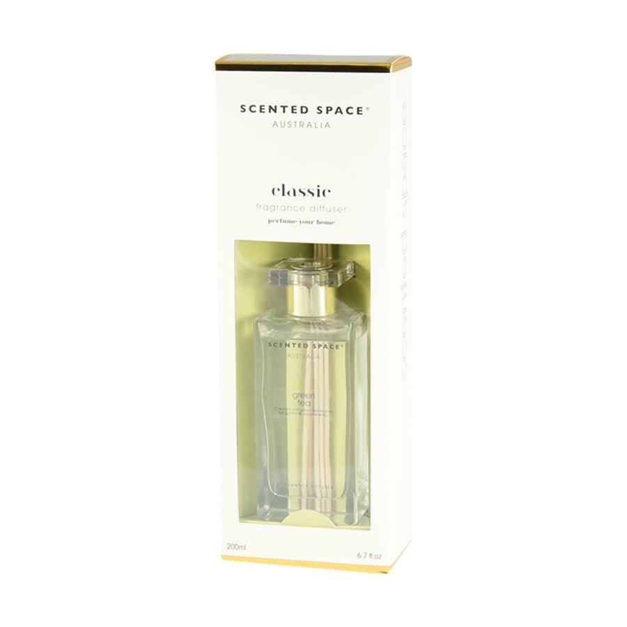 SCENTED SPACE Classic Fragrance Diffuser-Green Tea (200mL) - LOG-ON