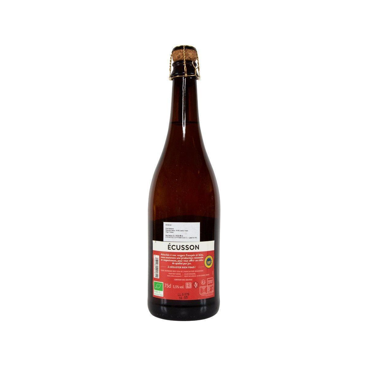 ECUSSON Organic Dry Cider (Alc 5.5%)  (750mL) - LOG-ON