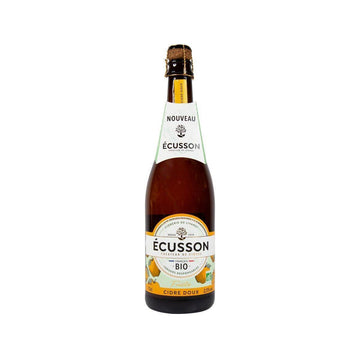 ECUSSON Organic Sweet Cider (Alc 2.5%)  (750mL) - LOG-ON