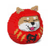 JEKCA Shiba Daruma Doll 01S Red - LOG-ON