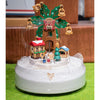 WOODERFUL LIFE Wooden Animated Light w/Mus Xmas Market - LOG-ON