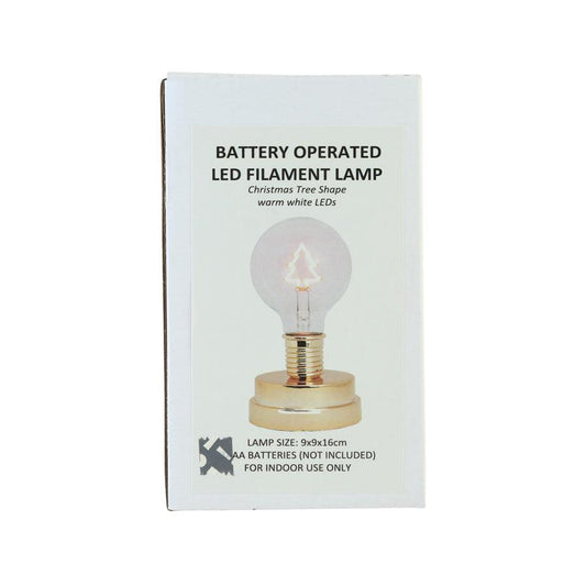 TRENDECOR LED Filament Lamp - XmasTree - LOG-ON