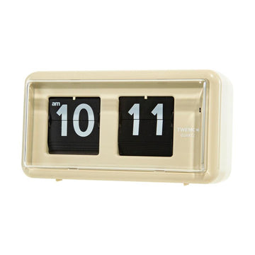 TWEMCO Flip Clock QT-30 (Beige) - LOG-ON