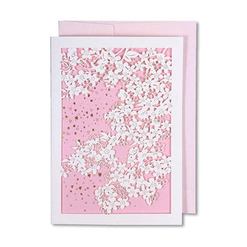 EASE Sakura Card Laser Cut - Pink - LOG-ON