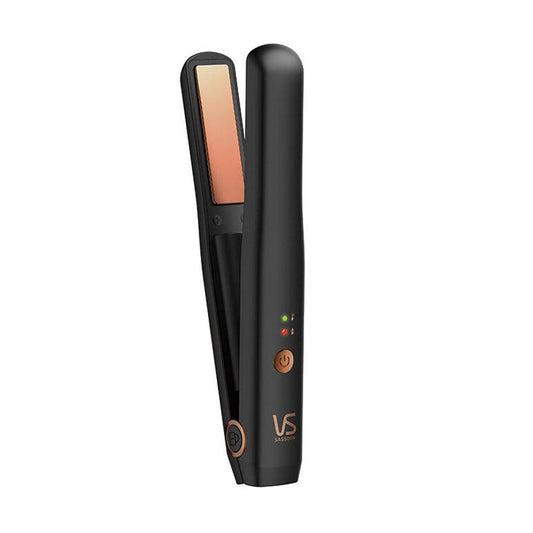 VIDAL SASSOON Rechargeable Mini Straightener - Black - LOG-ON