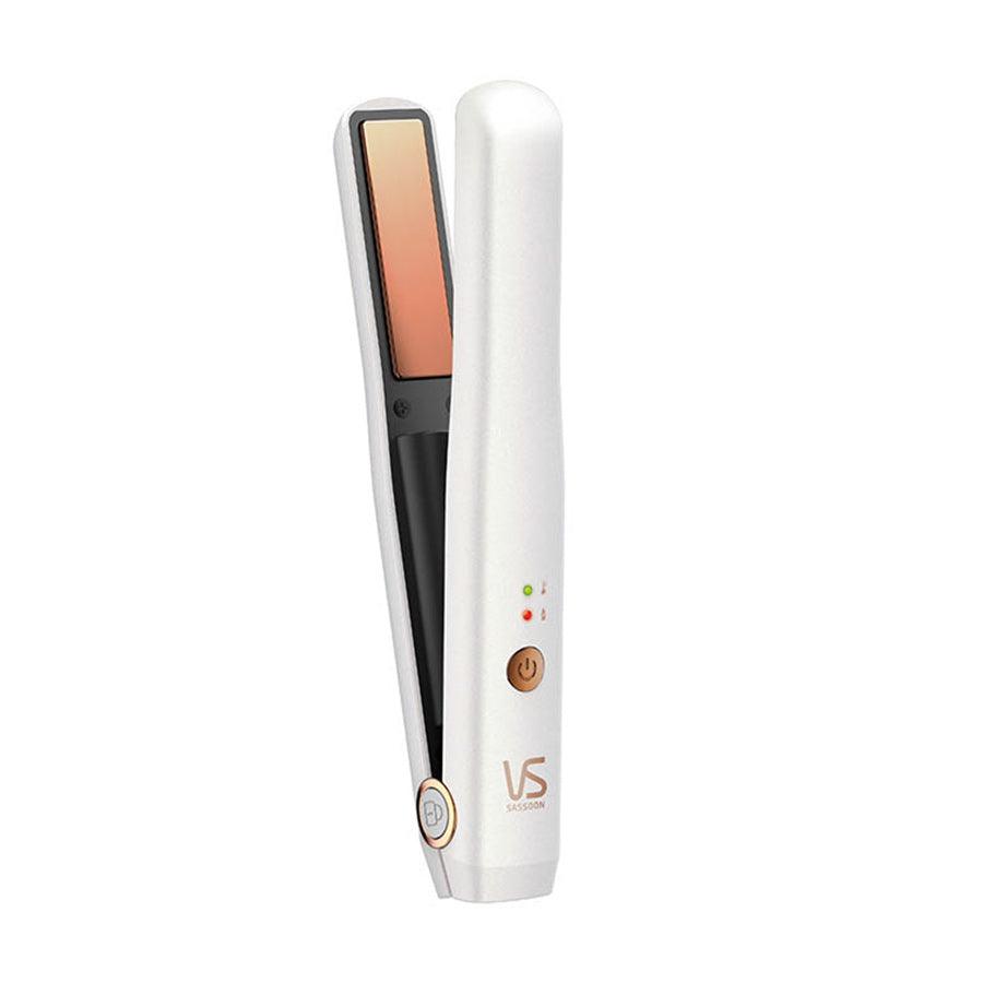 VIDAL SASSOON Rechargeable Mini Straightener - White - LOG-ON