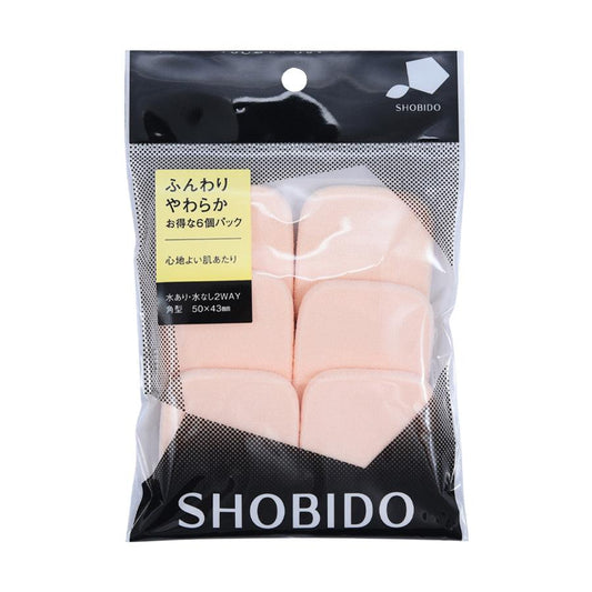 SHO-BI Compact Puff 6P Square (16g) - LOG-ON