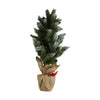 INGE LED Snowflake Tree In Jute Bag, 60 cm - LOG-ON