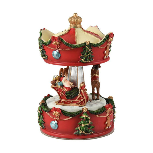 INGE Music Box Merry-Go-Round, 16.5 cm - LOG-ON