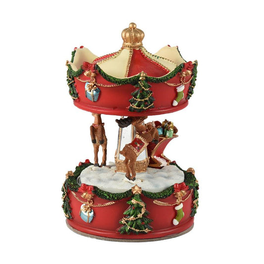 INGE Music Box Merry-Go-Round, 16.5 cm - LOG-ON