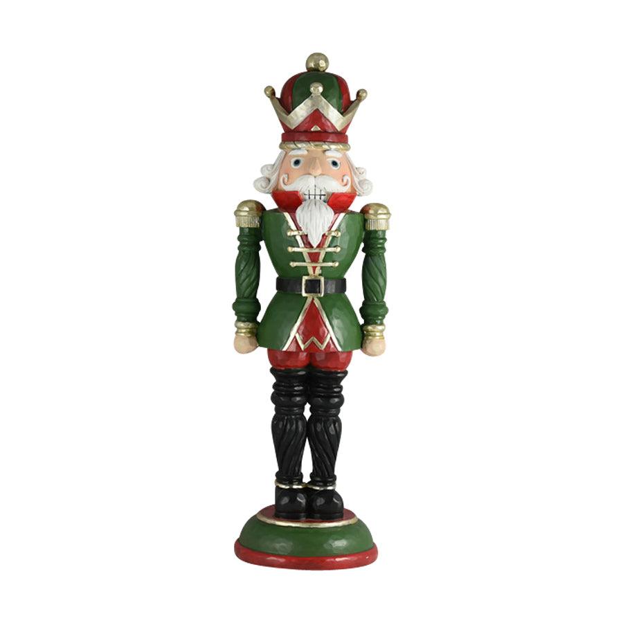 EDAI Xmas 22" Resin Carved Look Soldier - LOG-ON