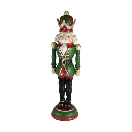 EDAI Xmas 22" Resin Carved Look Soldier - LOG-ON