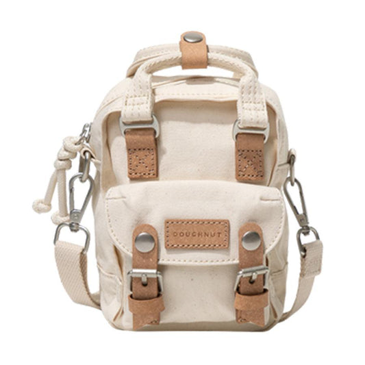 DOUGHNUT Macaroon Tiny Organic Cotton Backpack - Beige - LOG-ON