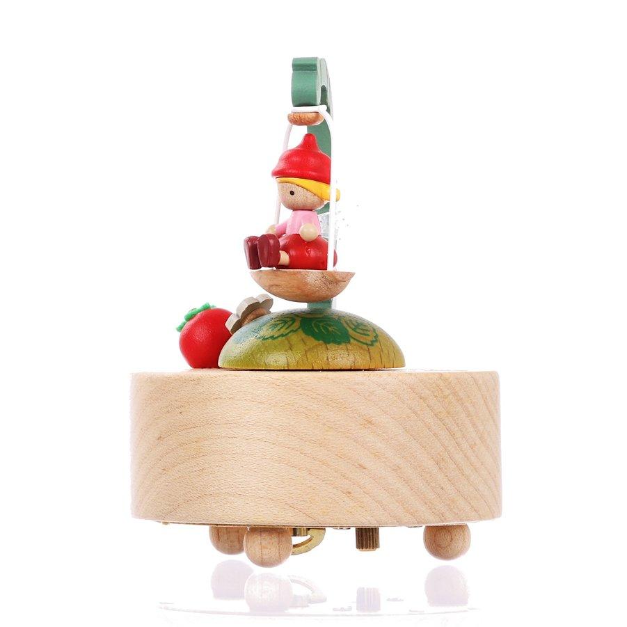 WOODERFUL LIFE Mini-Music Go Round-Fairy on Swing - LOG-ON