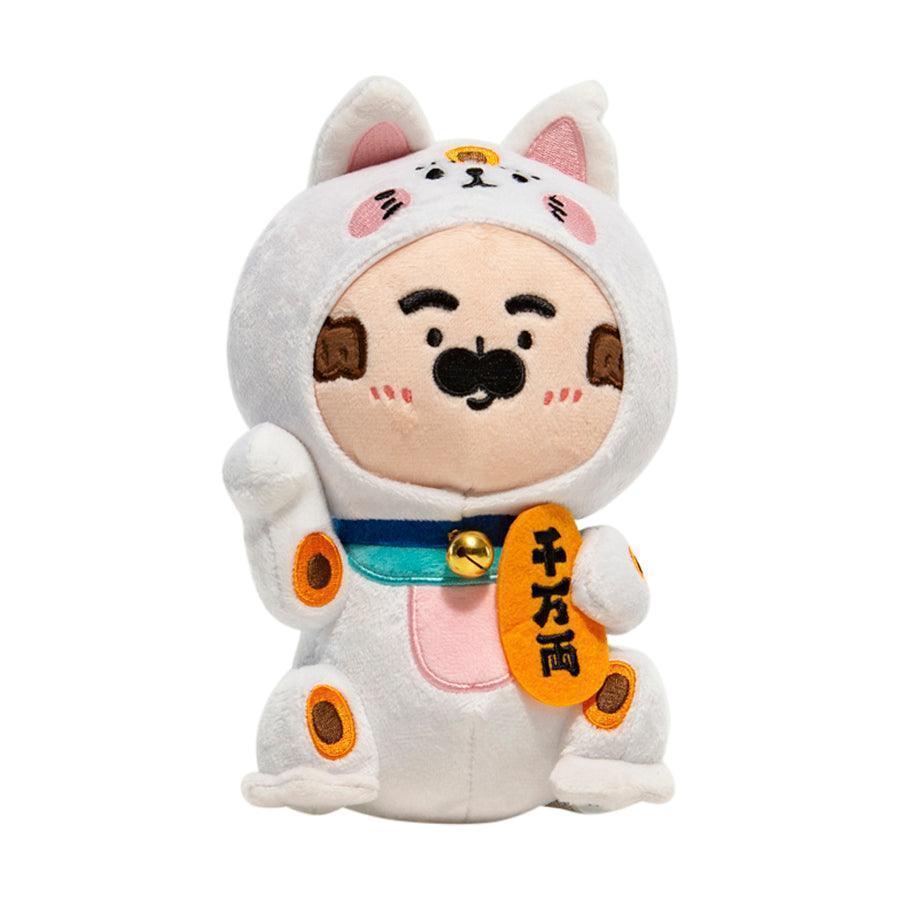 CHUBBYMAN Ojisan Plush 18cm - Lucky Cat - LOG-ON