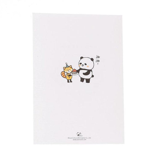 SANRIO Birthday Card - Panda Cake - LOG-ON