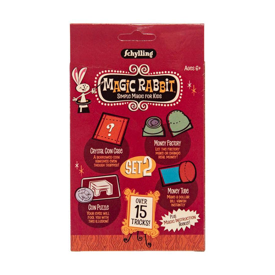 SCHYLLING Magic Rabbit - Assorted Magic Tricks - LOG-ON