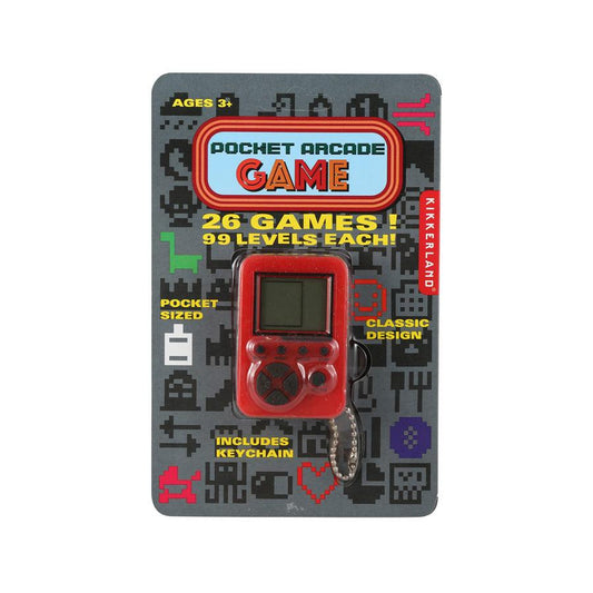 KIKKERLAND Pocket Arcade Game - LOG-ON