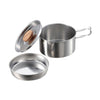 CAPTAIN STAG Stainless Steel Pot Set 12cm - LOG-ON