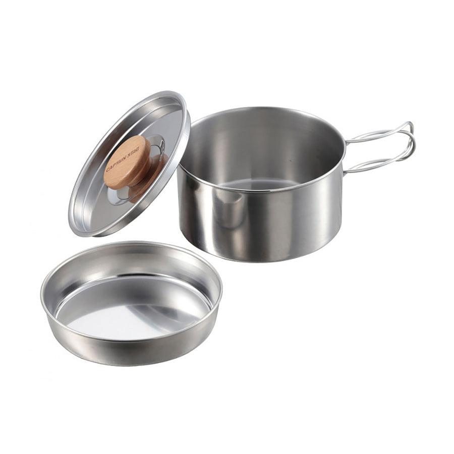 CAPTAIN STAG Stainless Steel Pot Set 12cm - LOG-ON