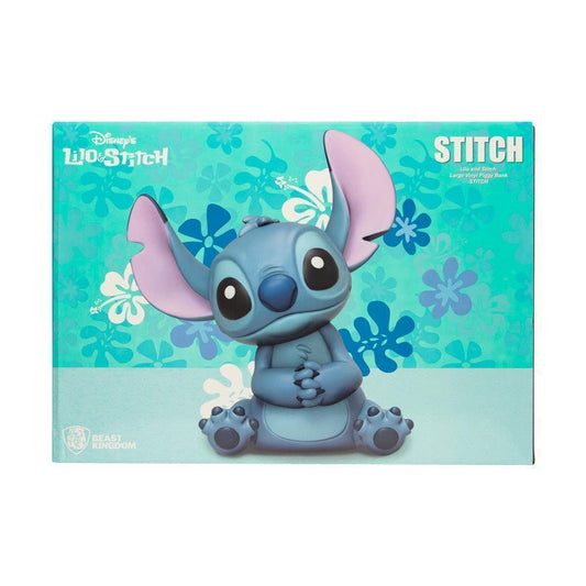 DISNEY Lilo and Stitch Large Vinyl Piggy Bank - LOG-ON