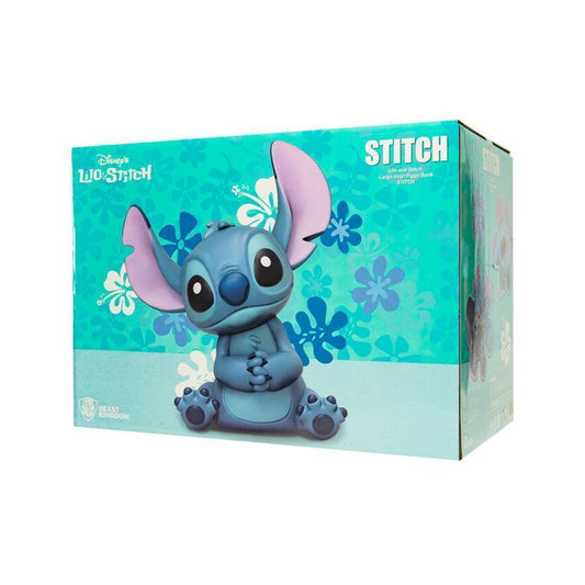 DISNEY Lilo and Stitch Large Vinyl Piggy Bank - LOG-ON