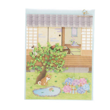 SANRIO EVERYDAY CARD-HYDRANGEA & SHIBAINU - LOG-ON