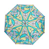 TOMO Stained Glass Umbrella Cat and Butterfly Blue (345g) - LOG-ON