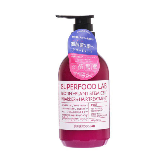 SUPERFOOD LAB Superfood Lab Biotin + P-Barrier Scalp Treatment (480g) - LOG-ON