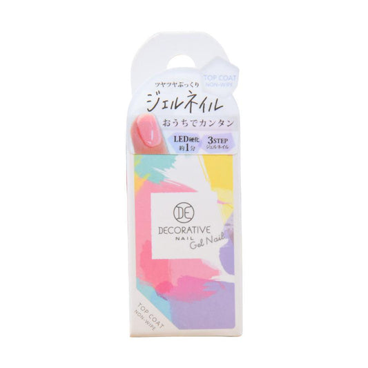 SHO-BI CORP Decorative Gel Nail Top Coat Non-Wipe - LOG-ON