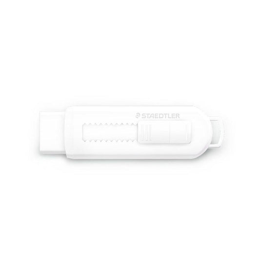 STAEDTLER PVC-Free Sliding Eraser - White - LOG-ON