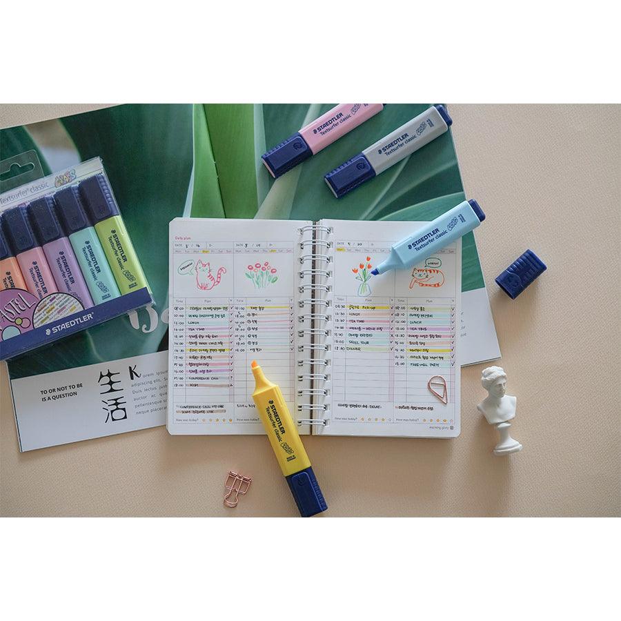 STAEDTLER Textsurfer Classic Highlighter 6 Color - Pastel - LOG-ON