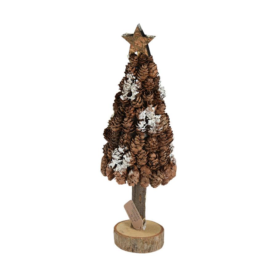 INGE Pine Cones Deco Tree 28cm - LOG-ON