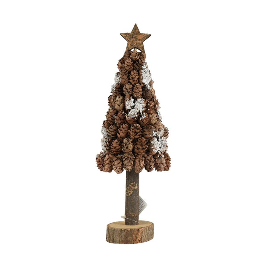 INGE Pine Cones Deco Tree 28cm - LOG-ON