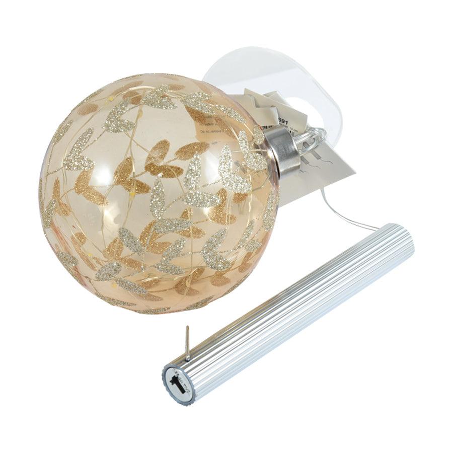 INGE Led Ornament Ball - Gold 10cm - LOG-ON