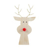 INGE Reindeer With Led Antler 29.5cm - LOG-ON