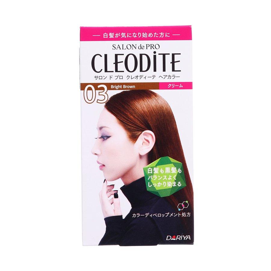 CLEODITE Hair Color Cream 03 Bright Brown - LOG-ON