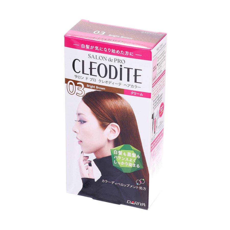 CLEODITE Hair Color Cream 03 Bright Brown - LOG-ON